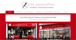 Desktop Screenshot of lespipelettes-officiel.com